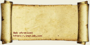 Jordanka Miljojković vizit kartica